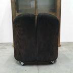 Vintage Eugenio Gerli Tecno "142" Fauteuils, Jaren 60, Italië Mobiel Corduroy thumbnail 10