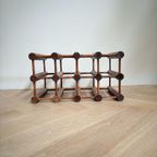 Richard Nissen Wijnrek – Teak – Deens Design - 9 Flessen thumbnail 3