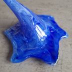 Glasblaaskunst Blauwe Bloem thumbnail 10