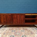 Vintage Palissander Lowboard, Deens Design Van Mørke Møbelfabrik, Jaren 60 thumbnail 12