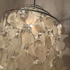 Capiz Schelpen Hanglamp Vintage Chrome Frame thumbnail 15