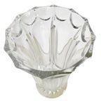 Vintage Kristallen Vaas Artdeco Motief 1950’s thumbnail 3