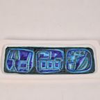 Vintage Cakeschaal Henk Potters Keramiek Handmade '61 Schaal thumbnail 4