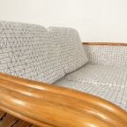 Sofa 2-Zit Bamboo And Rattan Met Grafisch Patroon thumbnail 10