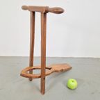 Antiek Engelse Opvouwbare Laarzenknecht, Ca. 1950 Hout thumbnail 4