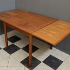 Danish Teak Extendable Dining Table 1960S thumbnail 12