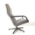 Artifort Draaifauteuil Grijs Bruin F154 Vintage Bureaustoel thumbnail 7