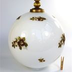 Grote Bollamp Glas Bloemen Frankrijk thumbnail 3