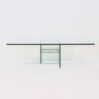 Italian Modern Architectural Glass Coffee Table 1970S thumbnail 4