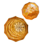 Artdeco Carnival Kristallen Sieradendoos Iriserend Oranje 1930’s thumbnail 5