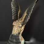 Aardewerk Roofvogel, 40 Cm Hoog thumbnail 9