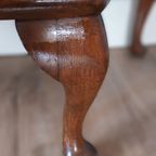 Antieke Engelse Vitrinekast Van Mahoniehout Jaren '40 thumbnail 3