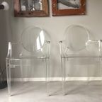 4x Louis Ghost Chair | Kartell Van Philippe Starck thumbnail 2