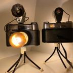 Retro Cameralamp Met Flits En Statief thumbnail 12