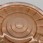 Rosaline Persglas Roze Art Deco Dienblad Jaren 30 thumbnail 7