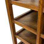 Art Deco Wandkast Vakkenkast Jaren 30 Eiken Open Kast thumbnail 6