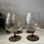 Schott En Zwiesel Christinehutte Vintage Set Van 4 Cognac Glazen thumbnail 5