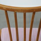 Leuke, Gezellige Set Van 4 Vintage Deens Design Eetkamerstoelen Uit De Jaren ’70 Met Mooie Licht thumbnail 13
