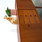 Teak Fineer Dressoir Met Lades Uit Zweden thumbnail 5