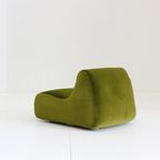 Vintage Groen Velours Fauteuil Italië , 1970S thumbnail 7