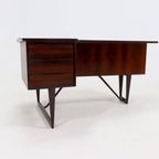 Rosewood Boomerang Desk By Peter Løvig Nielsen For Hedensted Møbelfabrik Denmark 1950S thumbnail 9