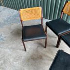 Set/4 Vintage Top Form Stoelen, 1960, Skai Webbing thumbnail 10