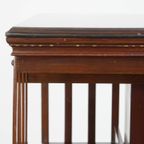 Zeer Mooie Grote Antieke Houten Engelse Boekenmolen Met Een Cast Iron Base thumbnail 10