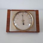 Vintage Temperatuur Meter Barometer Jaren 60 Bureau Ass. thumbnail 3