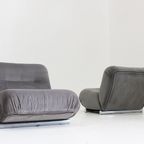 Giuseppe Munari Lounge Lounge Fauteuils Jaren 70, Italië Set Van 2 thumbnail 4