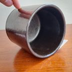 Vintage West Germany Bloempot Bruin Retro Keramiek thumbnail 5