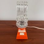 Vintage Oranje Bedlampje. Jaren 70 Mid Century Tafellamp thumbnail 7