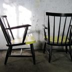 Vintage Spijlenstoelen/Spijlen Fauteuils, Set Van 2 thumbnail 4