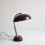 Hala Metal Desk Lamp Nr.17 With Ring Light. 1950S thumbnail 9