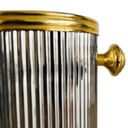 Vintage Verzilverde Wijnkoeler 1970’s Hollywood Regency thumbnail 4