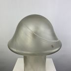1 Of 3 Large Clear Swirl Glass Peill And Putzler Mushroom Table Lamp Xl 1970 thumbnail 10