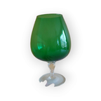 Empoli Vintage Groen Xl Glas Vaas thumbnail 7