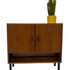 Vintage Kastje Compact Dressoir Jaren 60 Teak Fineer thumbnail 5