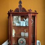 Retro Vintage Teak Fineer Mini Bureau, Bureautje, Desk, Kast thumbnail 12