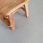 Olm Wood Brutalist Wabi Sabi Dining Set / 6 Chairs / Table. thumbnail 12