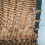 Zeldzame Vintage Rotan Rattan Dressgirl/kunstobject thumbnail 13