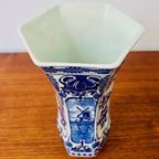 Vintage Delftsblauwe Vaas Boch Molen thumbnail 5