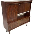 Vintage Highboard Wandmeubel Jaren 60 Rosewood Fineer thumbnail 14