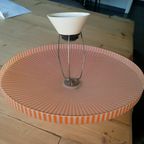 Mid Century Philips Plafondlamp Rood-Wit thumbnail 3