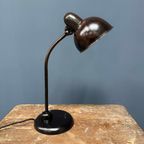 Ongemerkte Zwarte Kaiser Idell Bureaulamp Model 6551 thumbnail 2