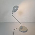 Vintage Grijze Bureaulamp Gooseneck Postmodern Design thumbnail 3