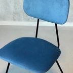 Kembo Eettafelstoel Wh Gispen Vintage Eetkamerstoel Blauw thumbnail 3