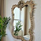 Vintage Gouden Barok Spiegel / Wandspiegel thumbnail 2