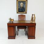 Klassieke Engelse Campaign Desk Bureau thumbnail 2