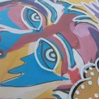 Abstracte Kleurrijke Schilderijen Van Rotterdamse Kunstenares Zippora Mijer (52,5x42,5cm) (per Stuk) thumbnail 12