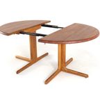 Vintage Ronde 2x Verlengbare Massief Teak Eettafel Tafel Deens thumbnail 15